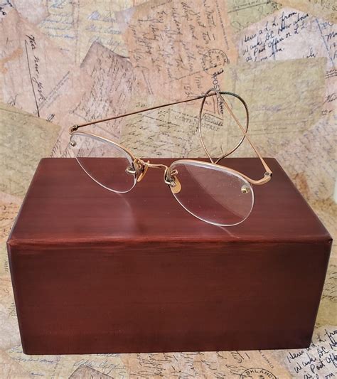 Vintage Reading Glasses Gold Filled Spectacles 1930's, Vintage Wire ...