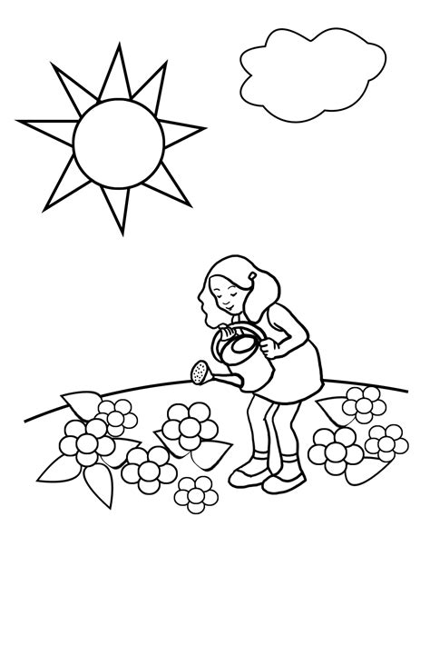 Summer Coloring Pages to Print