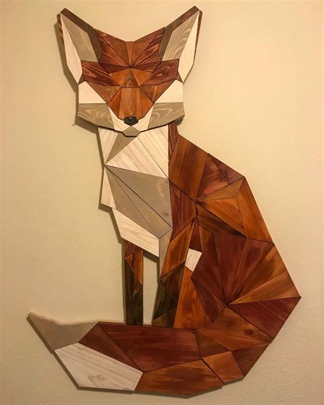 Animal Geometric Wood Art - Memoiro Fasinner