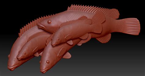 Tony Elms // 3D Artist » 3D Printable fish models