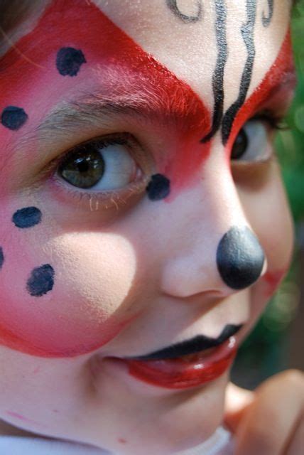 13 Best Lady bug makeup images | Lady bug makeup, Ladybug costume ...