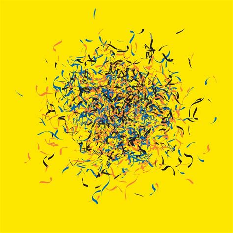 mouvement brownien ou pedesis illustration de vecteur illustration du