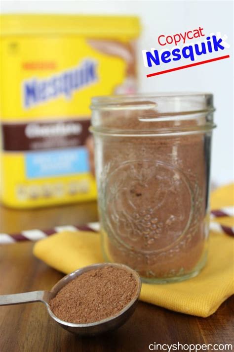 Nesquik Chocolate Milk Powder Recipe | Dandk Organizer