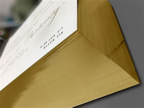 Black Tie Invite - Century Studios | Foil Blocking,Digital and Litho ...
