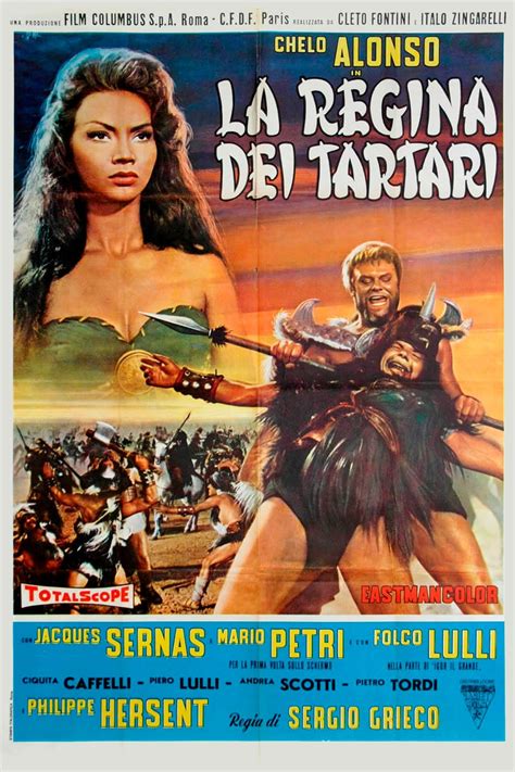 Reparto de La regina dei tartari (película 1960). Dirigida por Sergio