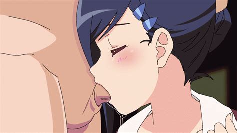 rule   boy animated blue hair fellatio female gokkun hair inou