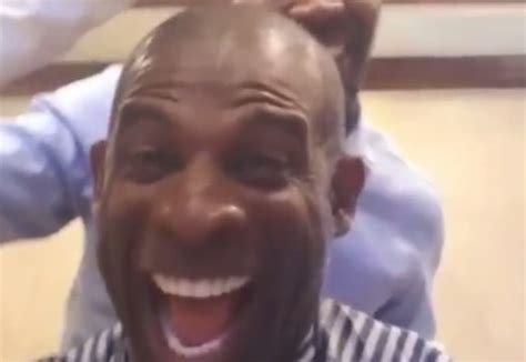 Deion Sanders Is So Happy With His New Hairline! "I'm Back"