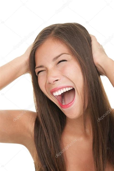 Happy screaming woman — Stock Photo © Ariwasabi #22925252