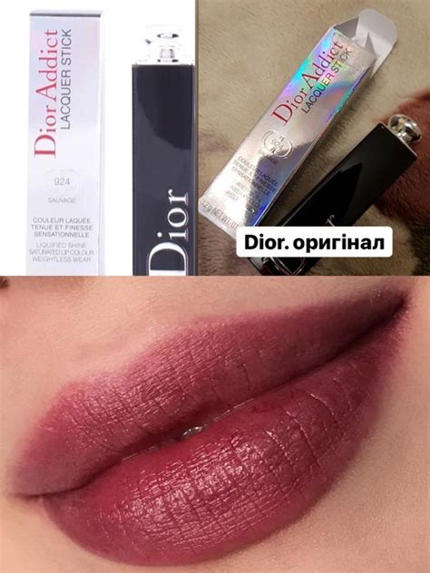 Оригинал лак блеск помада диор dior addict lacquer stick 924 sauvage ...