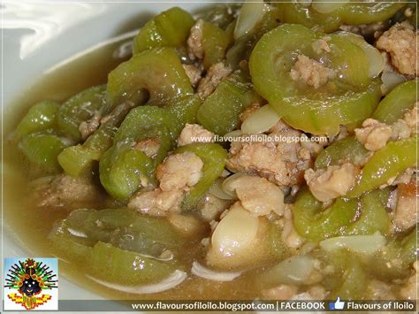 guisadong patola  ground pork