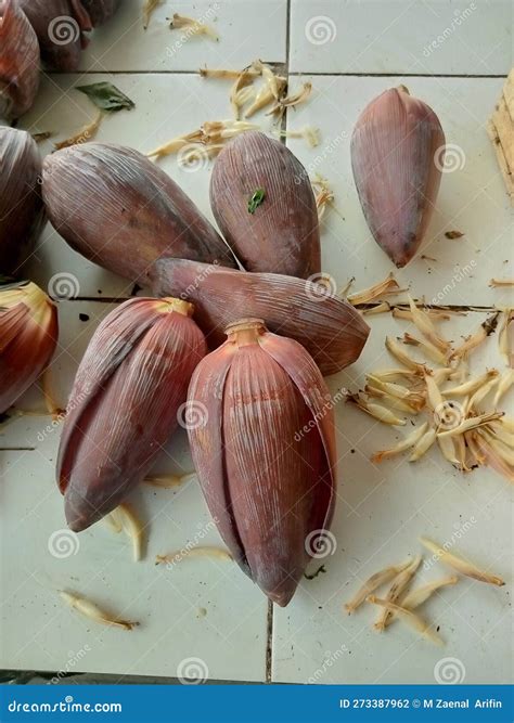 Heart of Banana Tree stock photo. Image of food, heart - 273387962