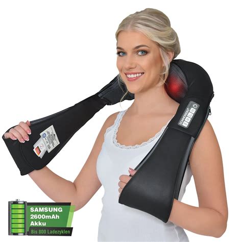 Neck and Shoulder Massager - Cordless Relaxation Anytime Anywhere