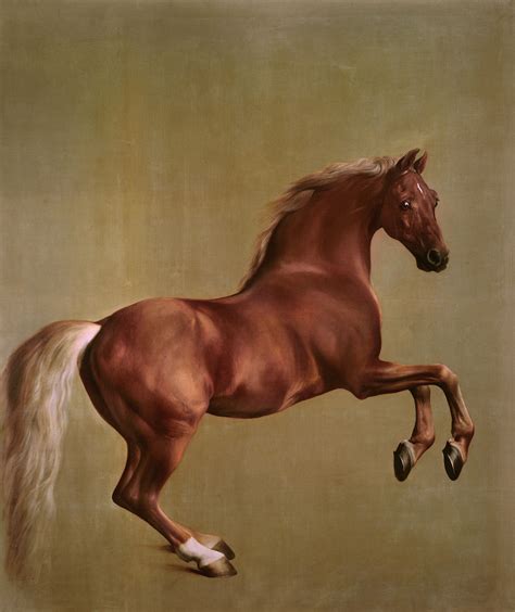 George Stubbs's masterpiece Mares and Foals in an extensive landscape