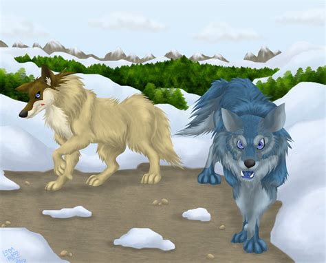 two ferocious wolvesess by LobaFeroz on DeviantArt