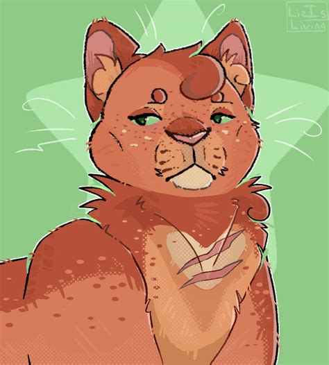squirrelstar warrior cats  liz  living  deviantart