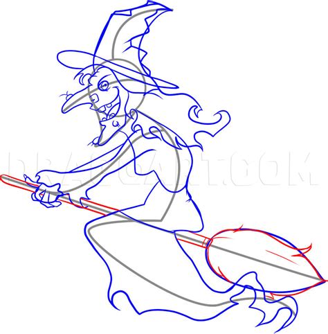 how to draw witches