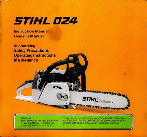 stihl  series instruction manual   manualslib