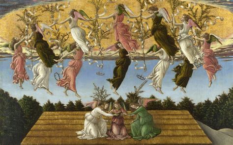 SANDRO BOTTICELLI ( 1445 - 1510) | The Mystical Nativity (detail ...