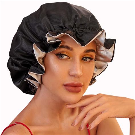 Silk Bonnet For Natural Hair / Sebbolt Silk Bonnet For Women Satin ...