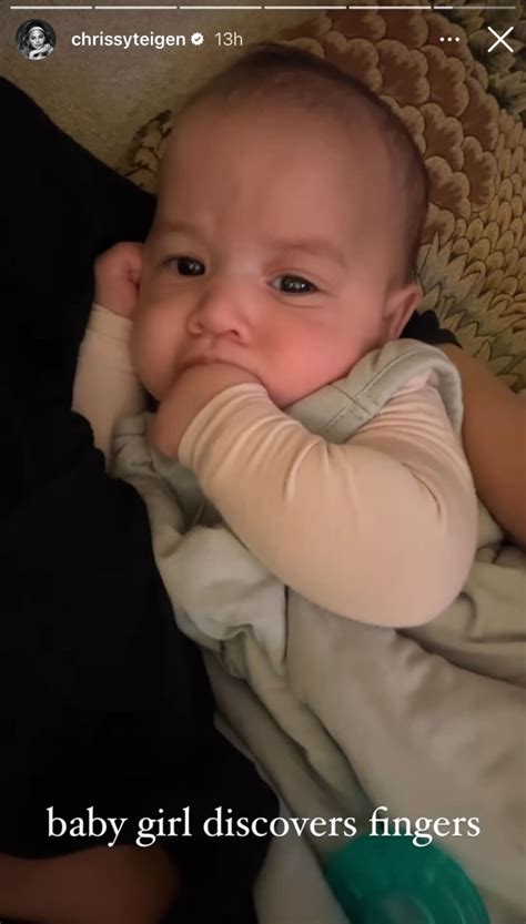 Chrissy Teigen Shares Bath Time Photos of Her And Daughter Esti