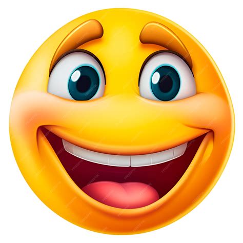 Premium AI Image | Big smiley emoji