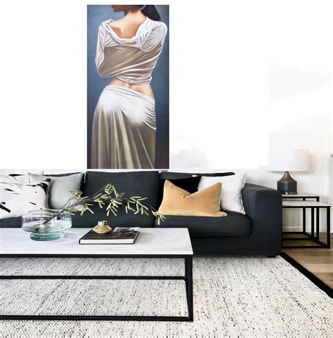lady woman  vintage nude model art print framed canvas etsy australia