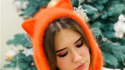 КАПОР из пуха норки/УШКИ для капора/вязаная БАЛАКЛАВА/КАПЮШОН с ушками ...