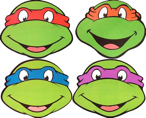 Ninja Turtle Face Template - ClipArt Best
