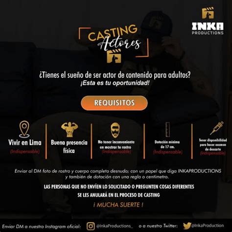 Inka Productions lanza casting para el público: ¿Cuáles son los