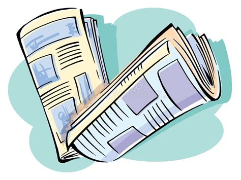 Сложенный значок газеты иллюстрация вектора. иллюстрации насчитывающей ...