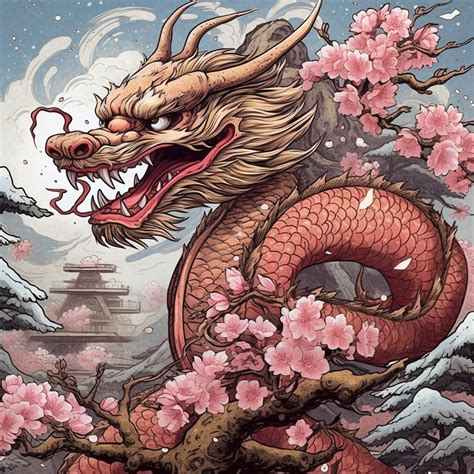 100 Realistic Japanese Dragon Procreate Stamps, Tattoo Style Procreate ...