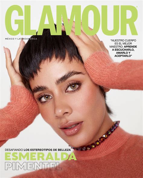 Esmeralda Pimentel en portada de Glamour México y Latinoamérica para