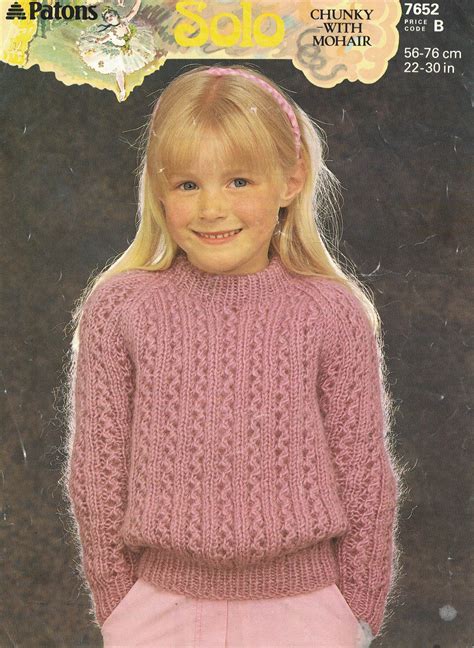 girls knitting patterns