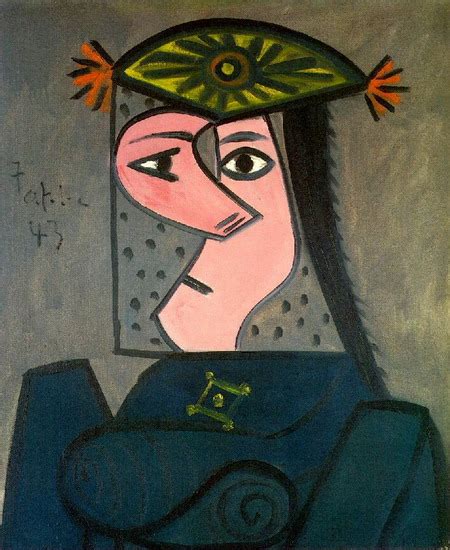 Пабло Пикассо — "Бюст женщины R", 1943 год
