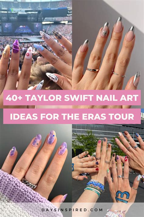40+ Taylor Swift Nail Art Ideas That Are Perfect For The Eras Tour ...