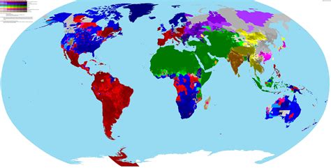 map of religions of the world 2
