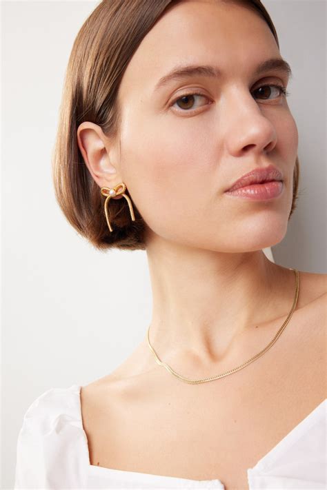 Bow Stud Earrings by Lele Sadoughi | Rent the Runway