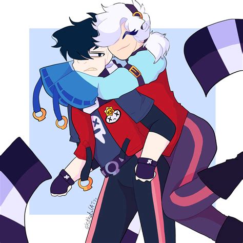 Colette giving Edgar a hug : r/Brawlstars