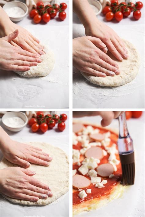 Thin Gluten free Pizza Crust with Crispy Edges!