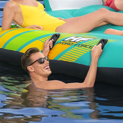 Bestway 43407 Inflatable Pool Beach Float PVC Floating island with Sunshade
