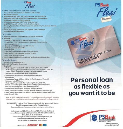 PSBank - Personal Loan - GRANWOOD (MAKATI) CONDOMINIUM WEBSITE