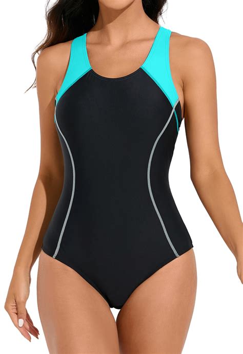beautyin Womens Swimsuits One Piece Athletic Training Competition