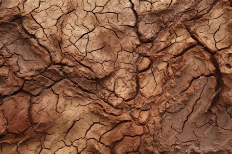 premium ai image  wet soil  texture
