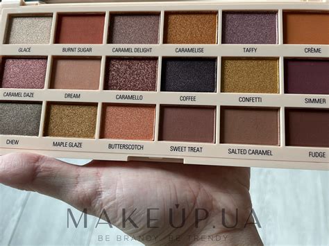 I Heart Revolution Chocolate Eyeshadow Palette Caramel Nudes - Палетка