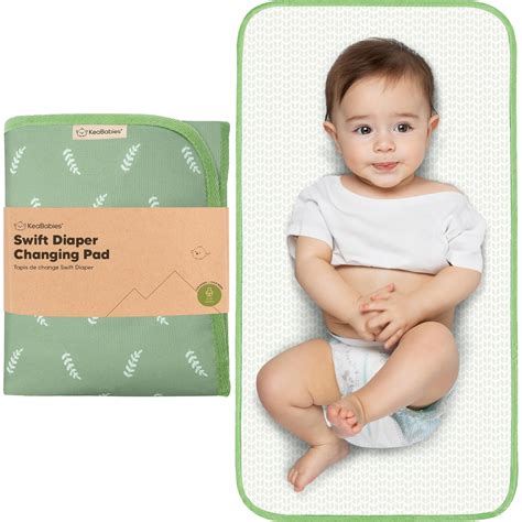 Amazon.com : KeaBabies Portable Diaper Changing Pad, Easy Wipe Clean