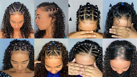 Penteados Com Elástico - Penteados adoráveis e lindos com elástico para cabelo cacheado ...