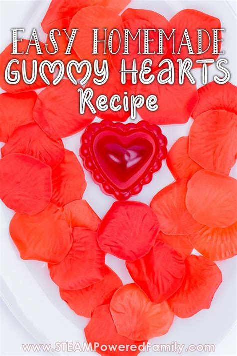 Easy Hearts and Flowers Gummy Candy Recipe | Recipe | Gummies recipe ...