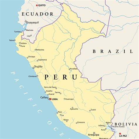 peru political map