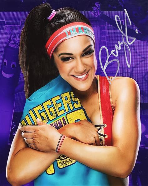 Bayley (metallic 8x10) FUNHOUSE NXT WWE Sexy Hot signed – Funhouse