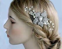 Popular items for bridal comb hair on Etsy